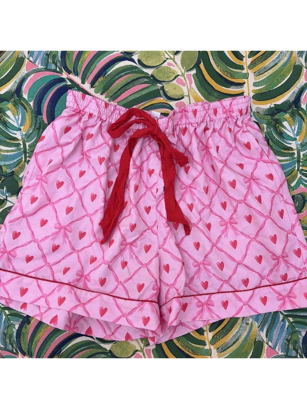 Mud Pie Women's Pink and Red Shorts